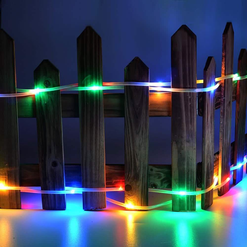 200 Led Multi-Color Waterproof Solar Rope String Fairy Lights