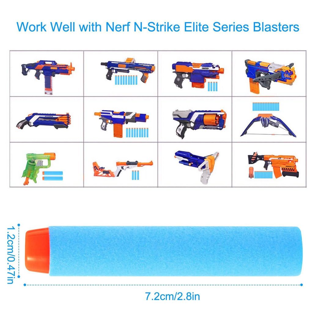 200-Pieces: Compatible Darts Refill for Nerf N-Strike Elite Series