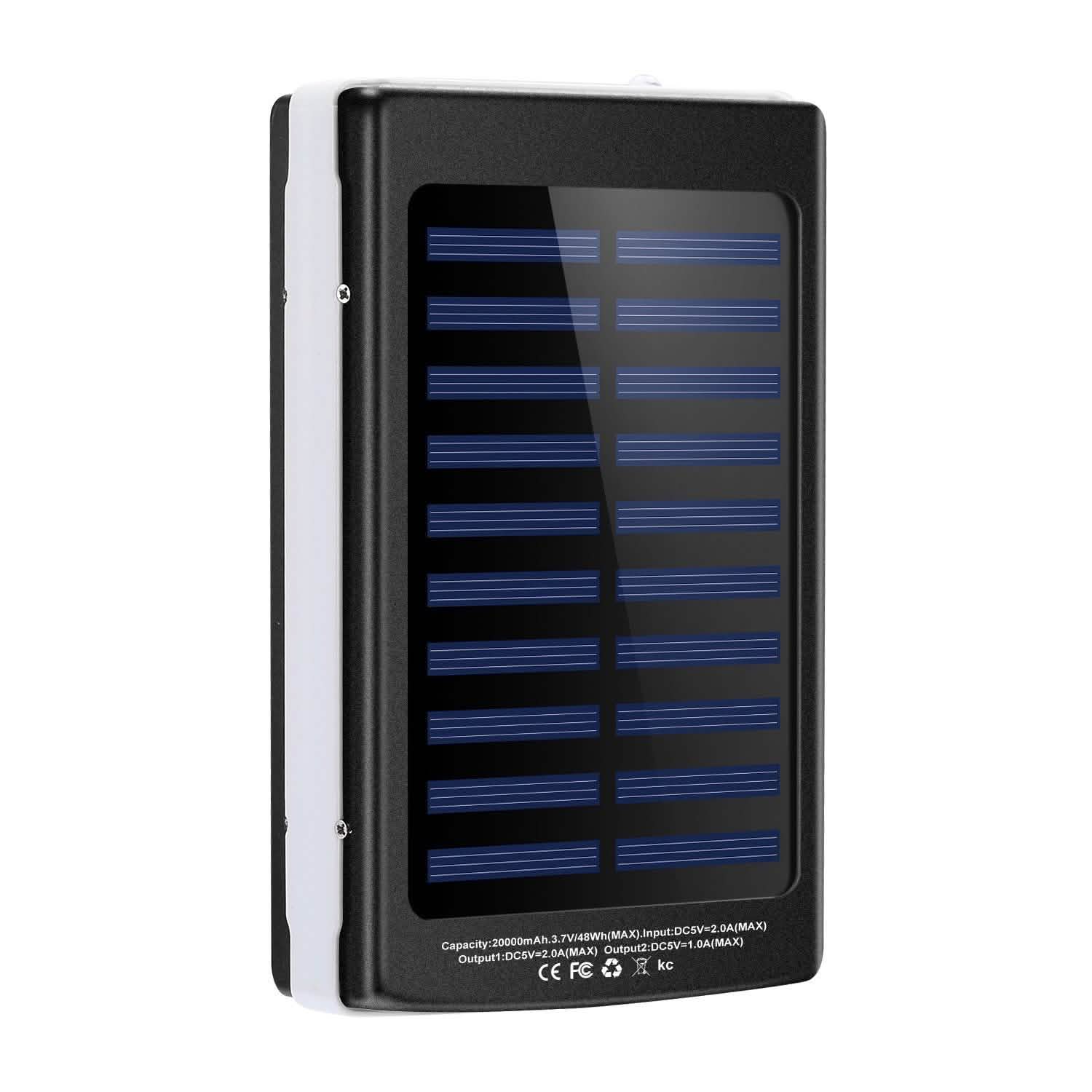 20,000mAh Solar Power Bank