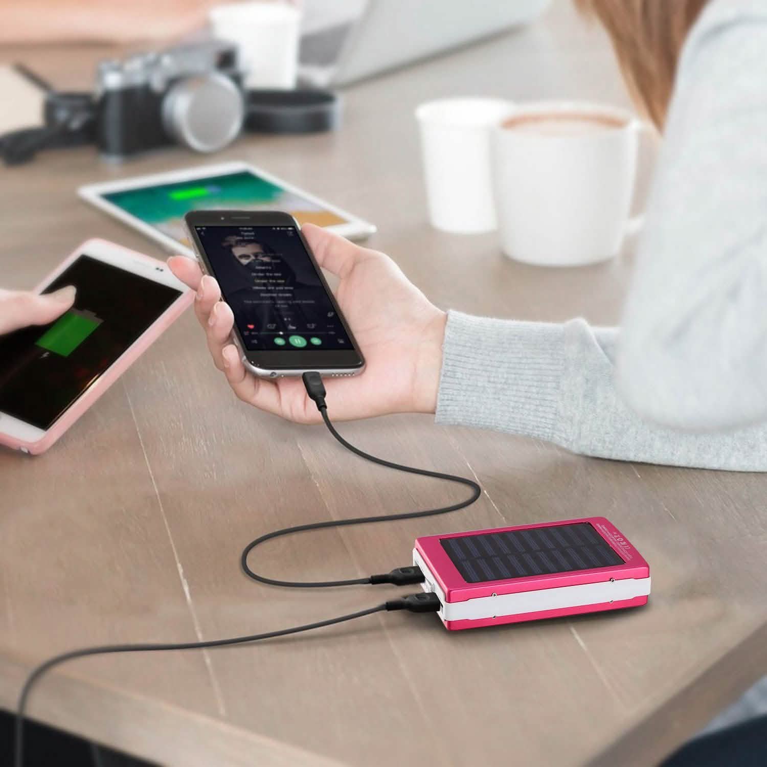20,000mAh Solar Power Bank