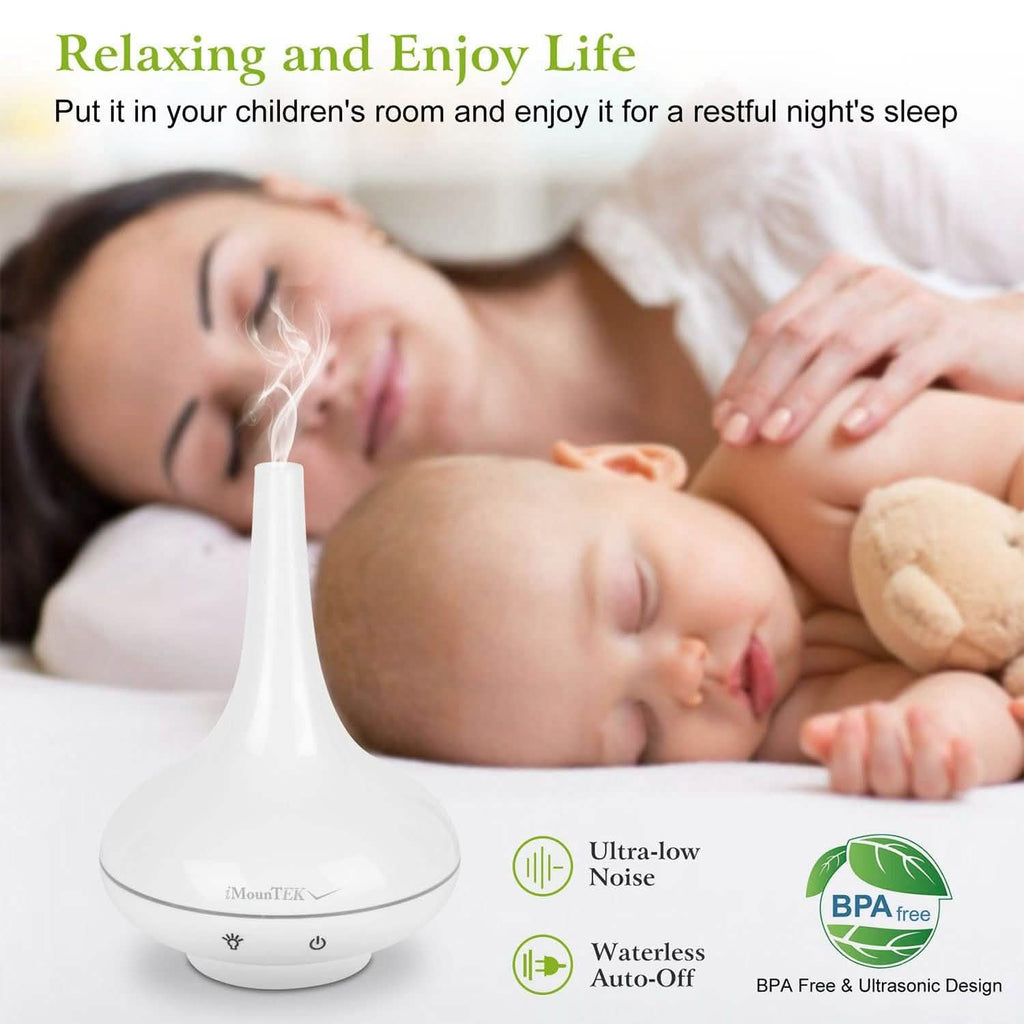 200ml Cool Mist Humidifier Ultrasonic Aroma Essential