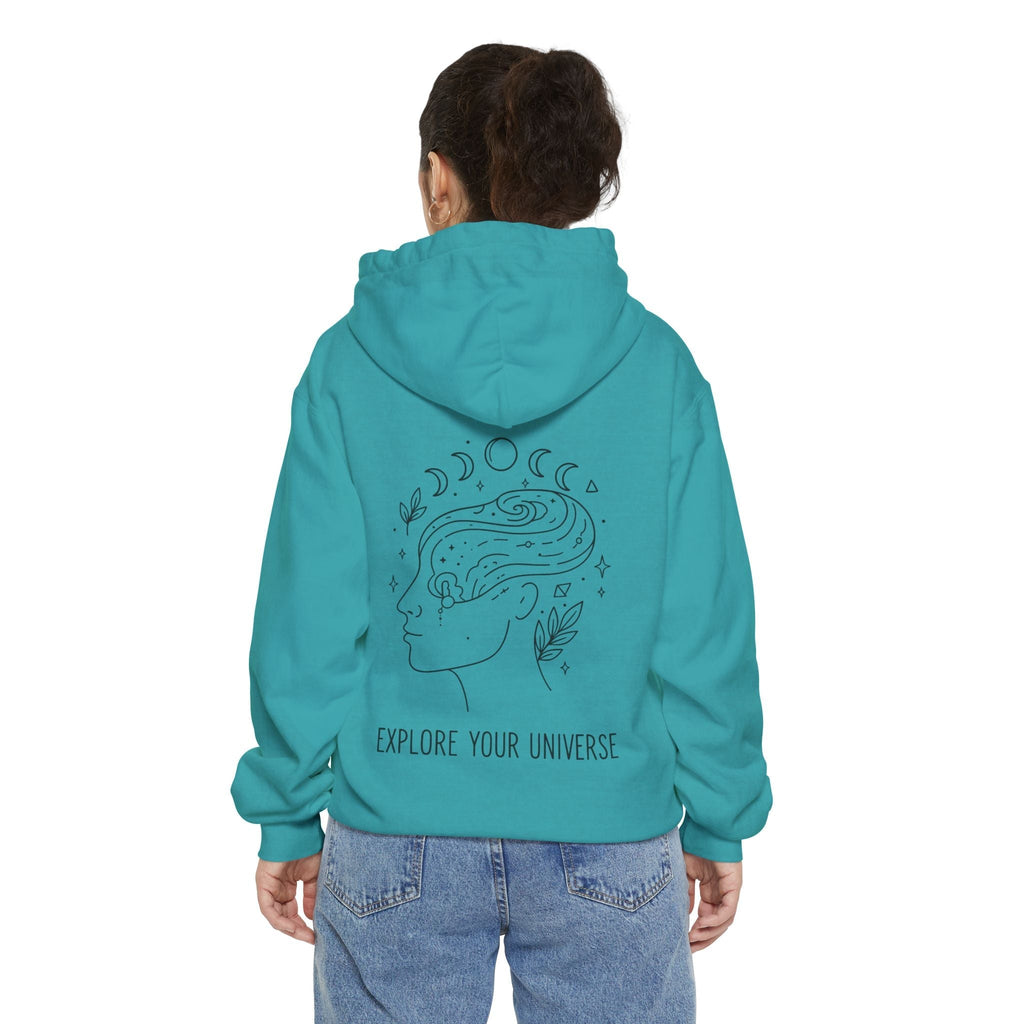 Explore Your Uniqueness Hoodie, Garment-Dyed Unisex Hoodie, Cozy Gift for Explorers, Comfortable Everyday Wear, Perfect for All Occasions