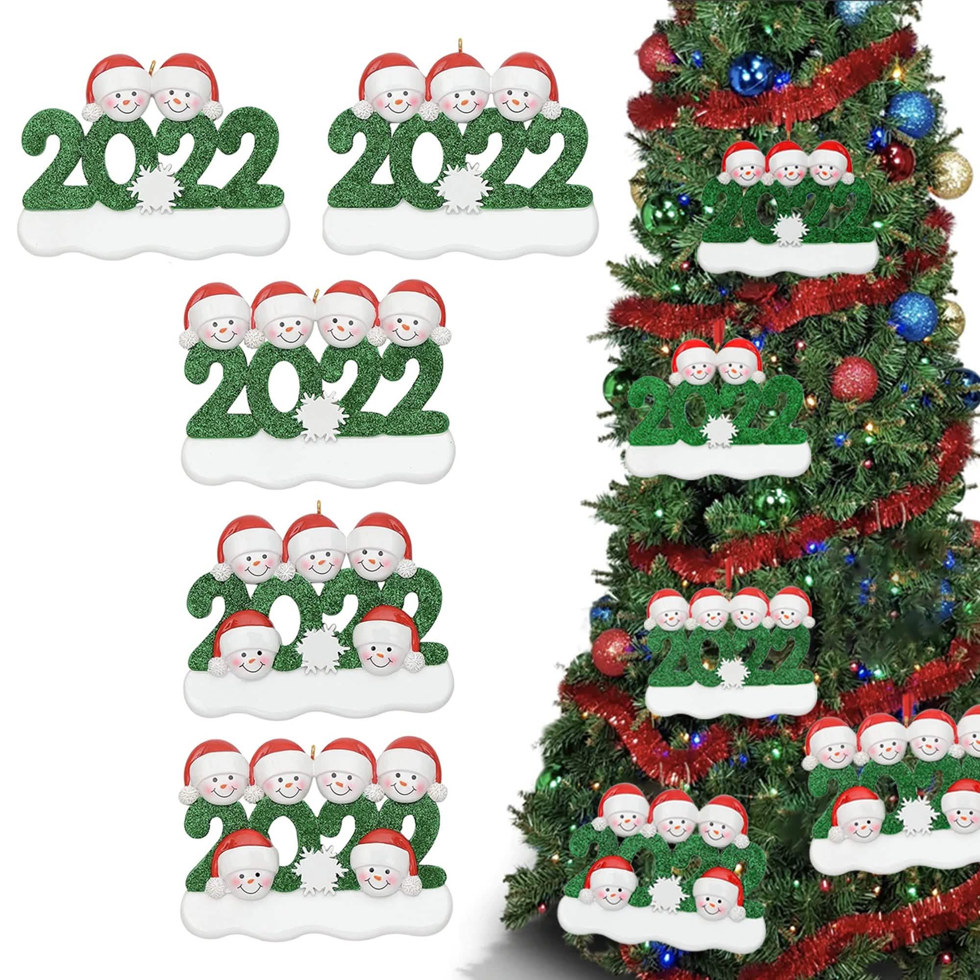 2022 Family Christmas Tree Ornament And Hanging Decorations Personalized Gifts For All