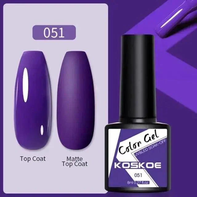 Spring Summer Nail Gel Polish Colorful UV LED Diamond Stylish Glossy and Matte Fashion Design For Womens