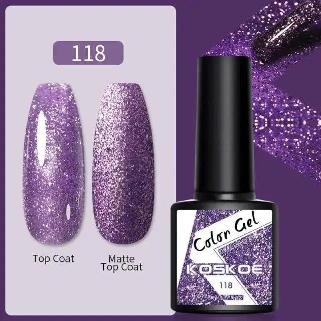Spring Summer Nail Gel Polish Colorful UV LED Diamond Stylish Glossy and Matte Fashion Design For Womens