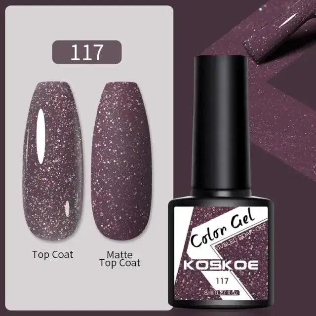 Spring Summer Nail Gel Polish Colorful UV LED Diamond Stylish Glossy and Matte Fashion Design For Womens