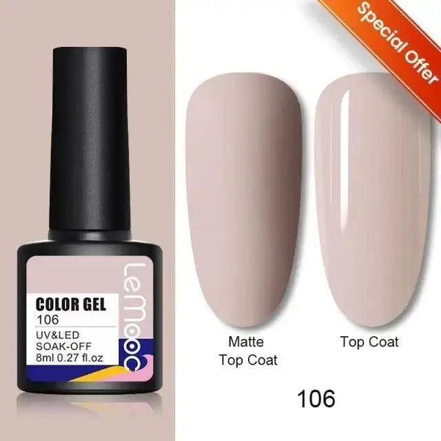 Spring Summer Nail Gel Polish Colorful UV LED Diamond Stylish Glossy and Matte Fashion Design For Womens