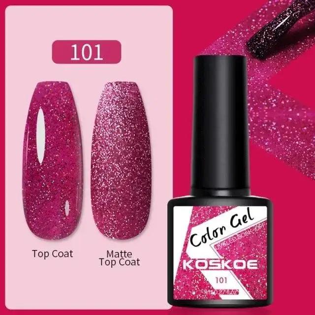 Spring Summer Nail Gel Polish Colorful UV LED Diamond Stylish Glossy and Matte Fashion Design For Womens