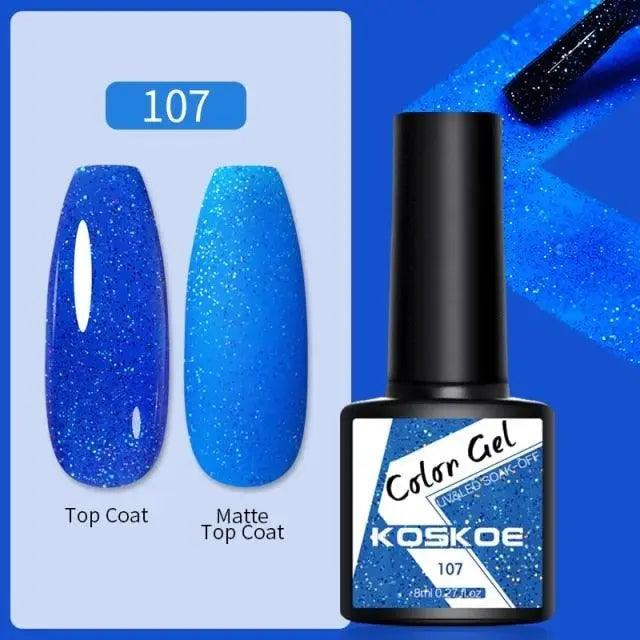 Spring Summer Nail Gel Polish Colorful UV LED Diamond Stylish Glossy and Matte Fashion Design For Womens