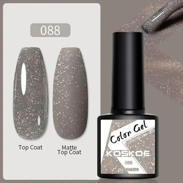Spring Summer Nail Gel Polish Colorful UV LED Diamond Stylish Glossy and Matte Fashion Design For Womens