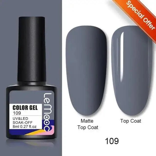 Spring Summer Nail Gel Polish Colorful UV LED Diamond Stylish Glossy and Matte Fashion Design For Womens
