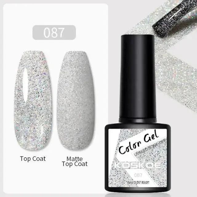 Spring Summer Nail Gel Polish Colorful UV LED Diamond Stylish Glossy and Matte Fashion Design For Womens