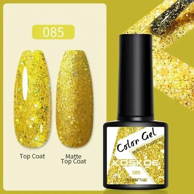 Spring Summer Nail Gel Polish Colorful UV LED Diamond Stylish Glossy and Matte Fashion Design For Womens