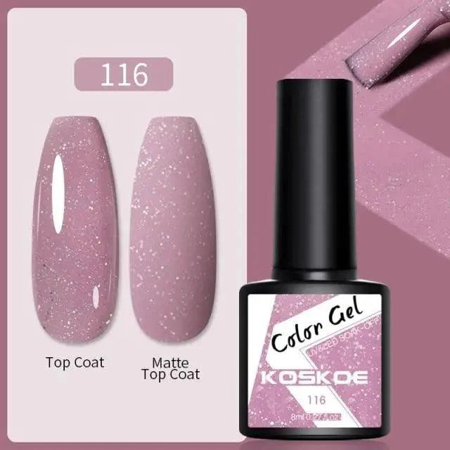 Spring Summer Nail Gel Polish Colorful UV LED Diamond Stylish Glossy and Matte Fashion Design For Womens