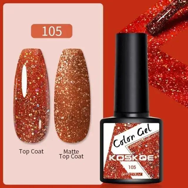 Spring Summer Nail Gel Polish Colorful UV LED Diamond Stylish Glossy and Matte Fashion Design For Womens