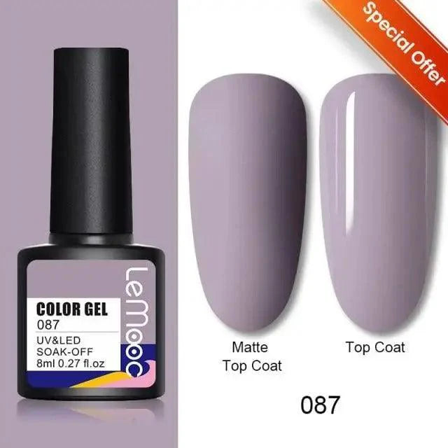 Spring Summer Nail Gel Polish Colorful UV LED Diamond Stylish Glossy and Matte Fashion Design For Womens