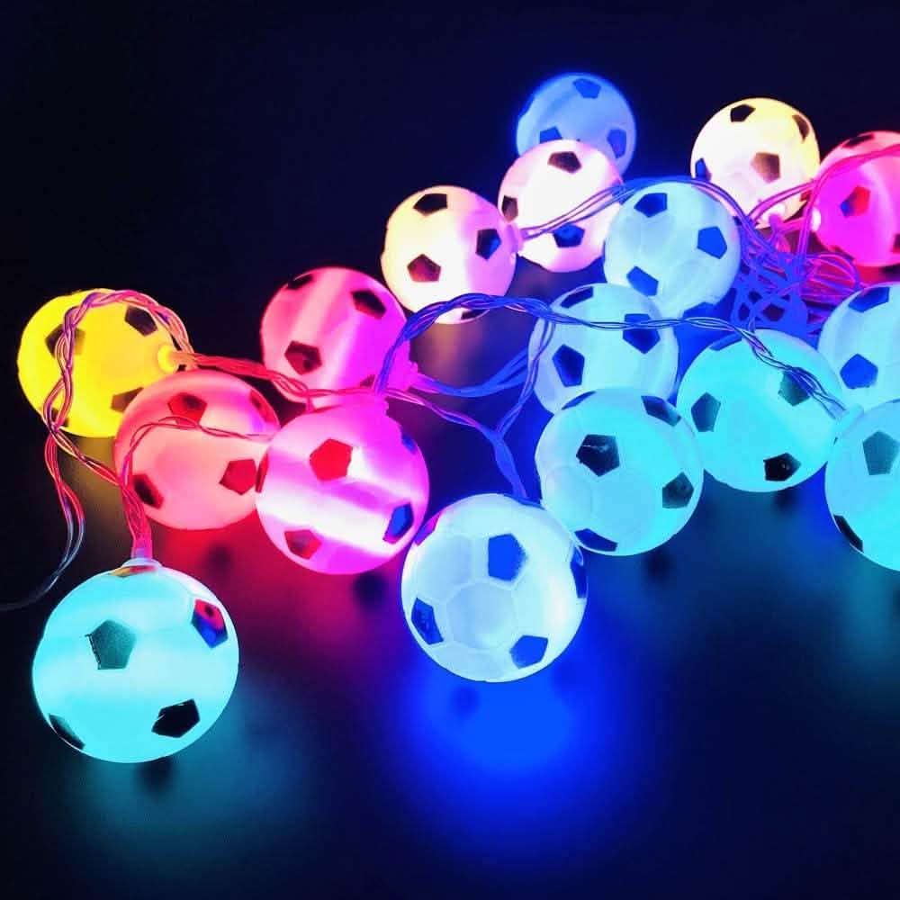 2022 World Cup Decor String Lights Soccer