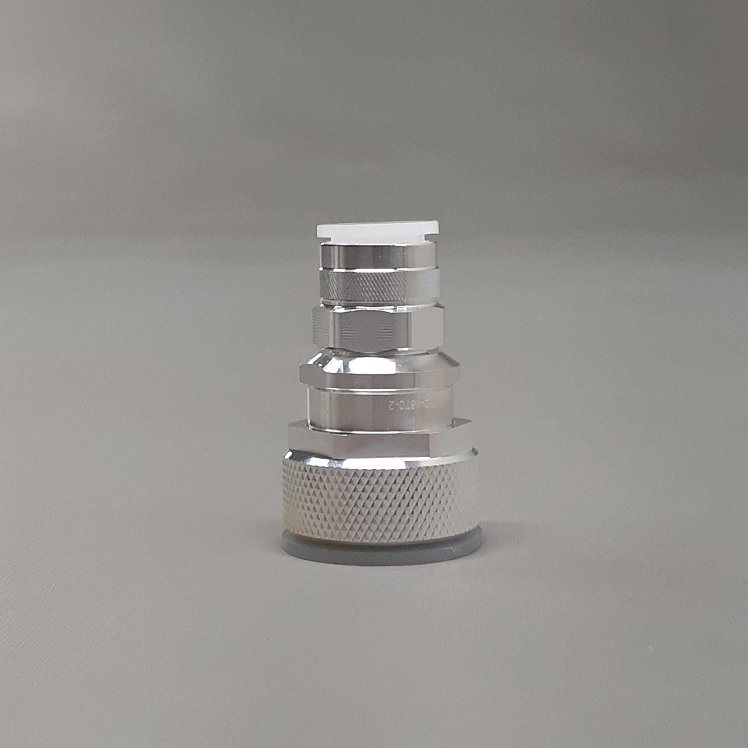 RF INDUSTRIES Coaxial Adapter, Low PIM, 7-16 DIN Male to N Male, Straight Barrel, 5500 MHz Frequency, Silver Body/Contact Plating, PTFE Dielectric (Lightly Discolored)