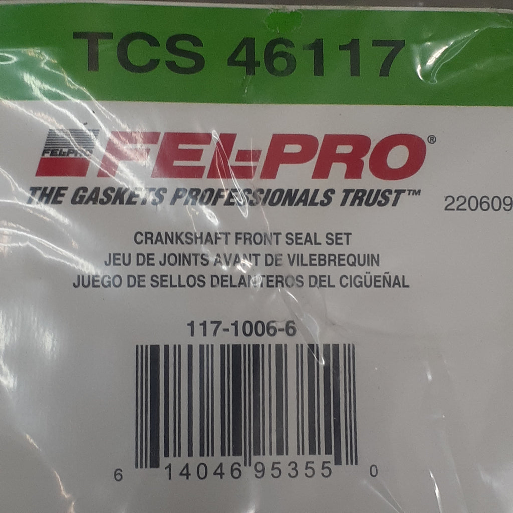 FEL-PRO Crankshaft Front Seal Set TCS46117 (New)