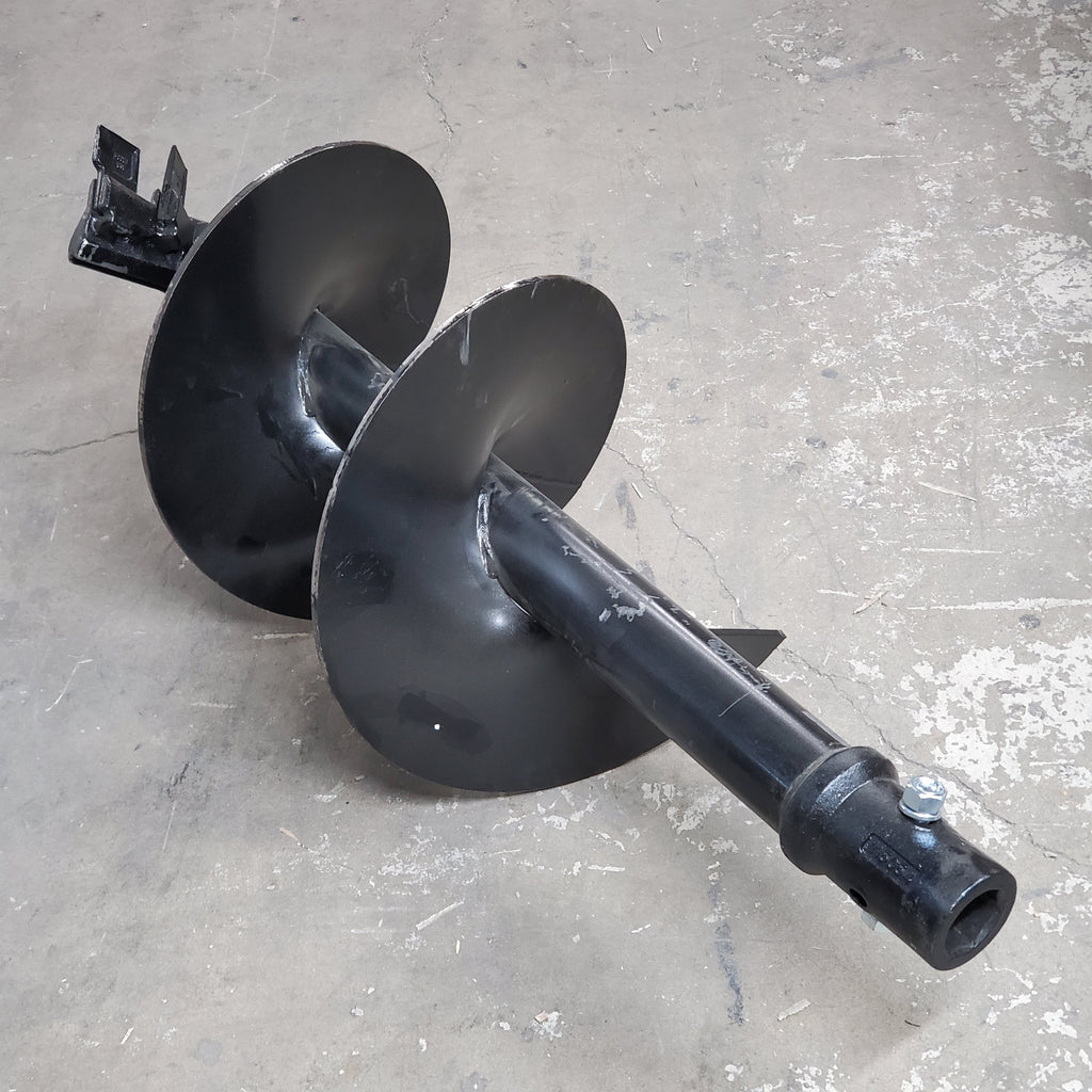 Rock Auger Heavy Duty Post Hole Digger 18" X 48" & 2" Collar 6 Teeth HSDA180-48