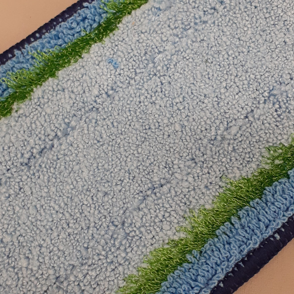 IROBOT Brava Jet Cleaning Pads Comes w/ 1 Wet pad & 1 Dry Pad OEM Blue/Grey (New)