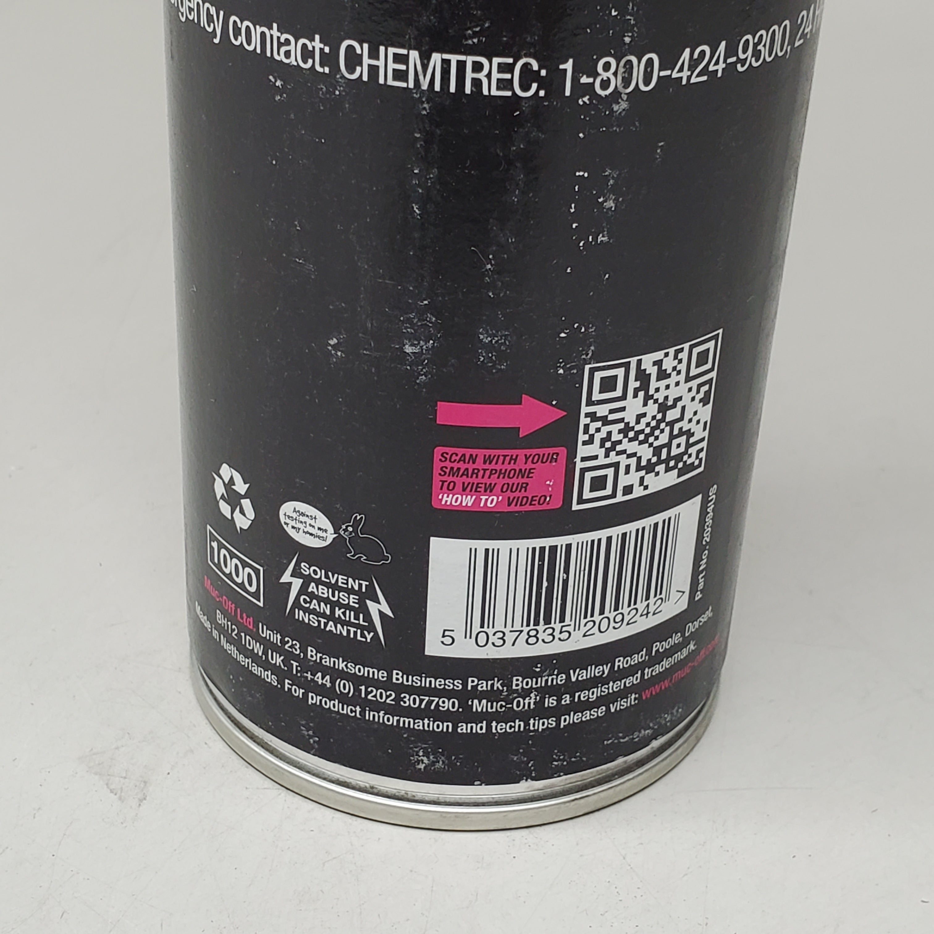 MUC_OFF High Pressure Quick Drying Chain Degreaser 25.3 fl oz Heavy Duty 20394US