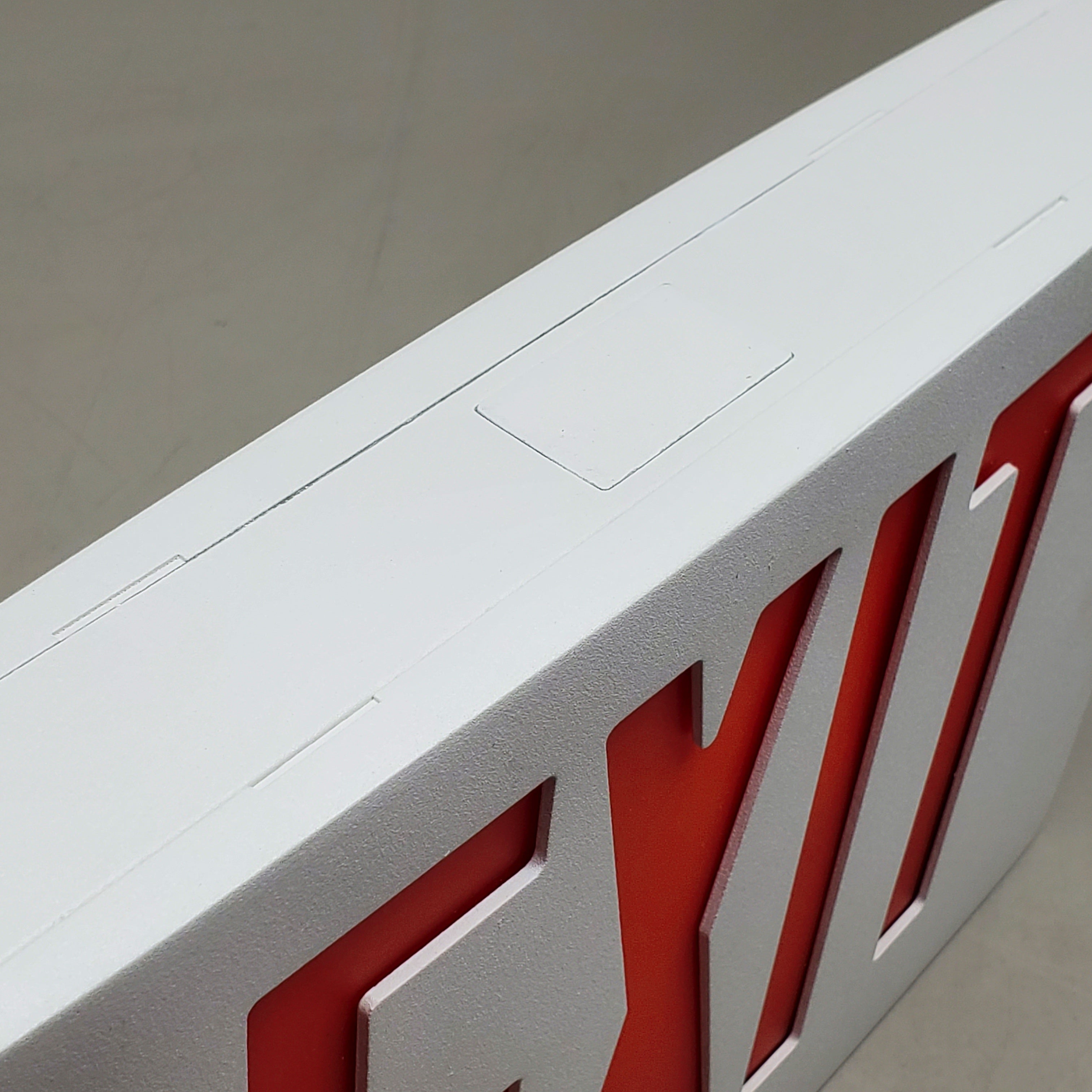 SKYLINE LIGHTING Exit Sign Hard Wired W/ Red Letters 12" EXD2RWW