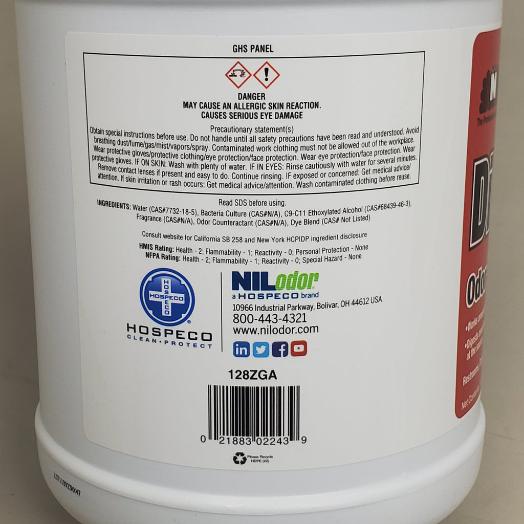 HOSPECO NILodor Bio-Enzymatic Urine Digester Odor Neutralizer 1 Gal Apple Spice 128ZGA