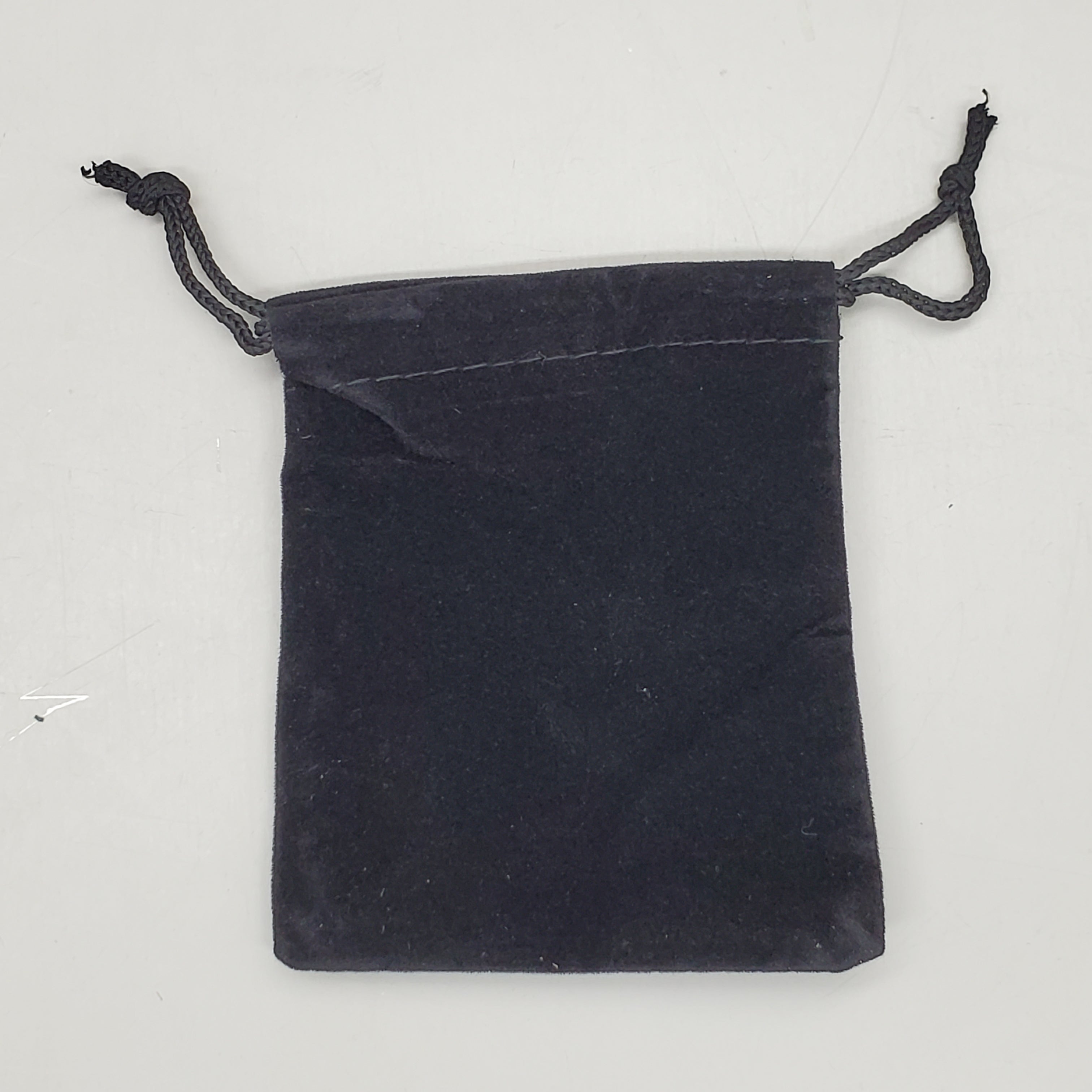 THE REAL REAL Drawstring Pouch 100 Count 80mm x 100mm Small Fabric Velvet Bags for Gifts, Party & Wedding Favors, Jewelry, Game Pieces