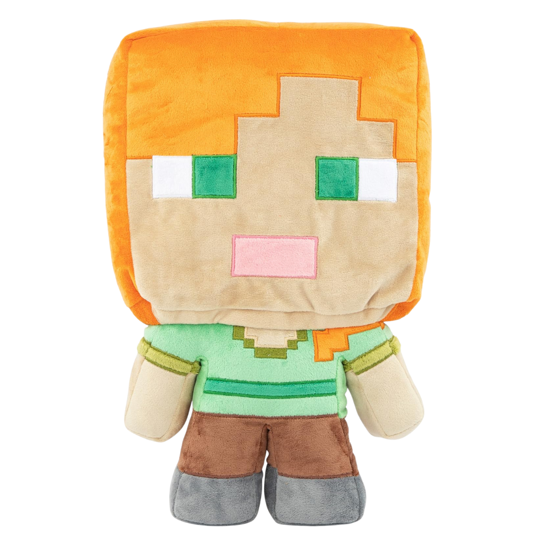 Jay Franco Minecraft Alex Plush Stuffed Toy (12in)