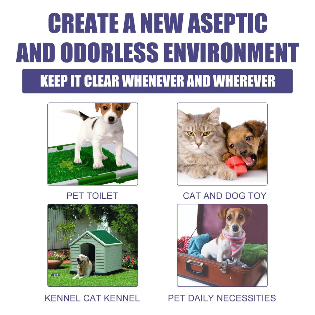 Pet Deodorant Spray To Remove Odors, Dogs And Cats To Remove Urine Odor Body Odor Feces Smell Clean Air