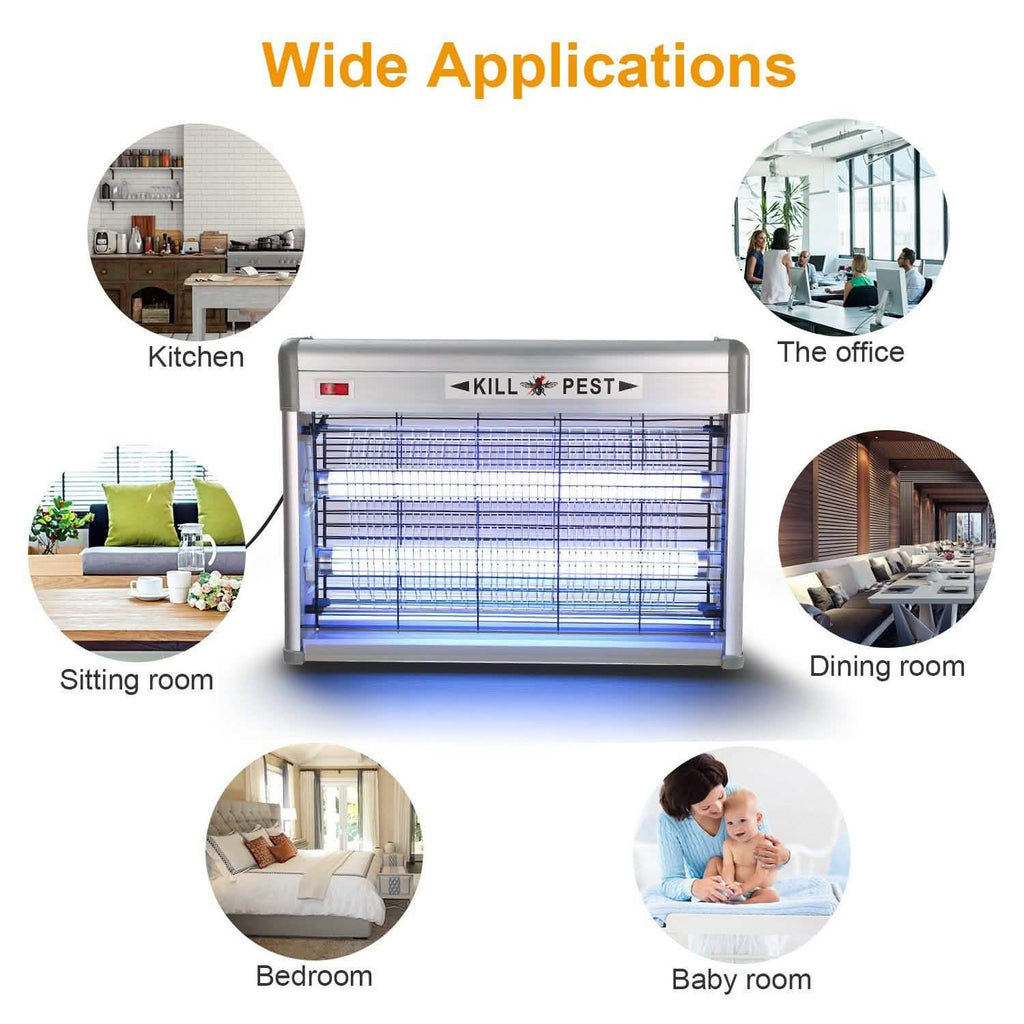 20W Electric Fly Bug Zapper Mosquito Insect Killer