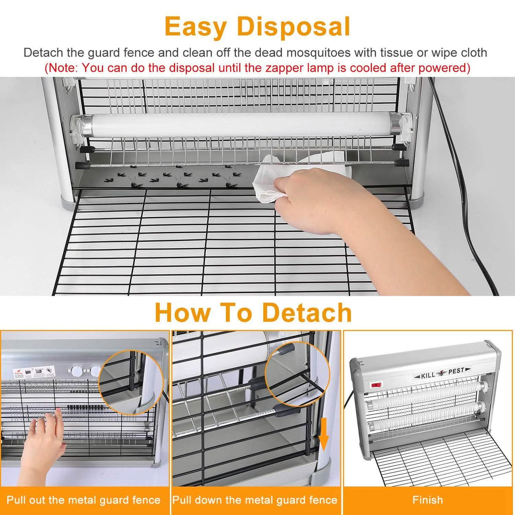20W Electric Fly Bug Zapper Mosquito Insect Killer