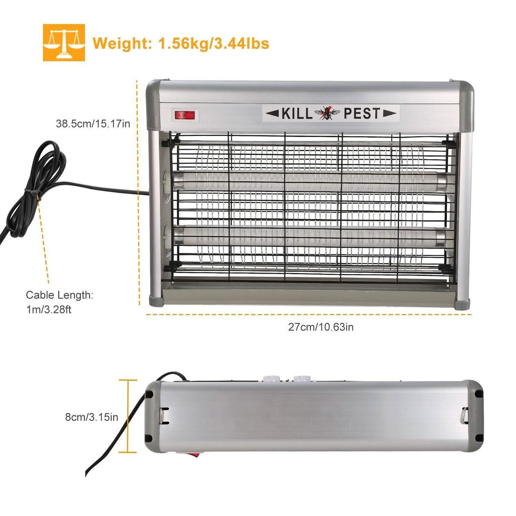20W Electric Fly Bug Zapper Mosquito Insect Killer
