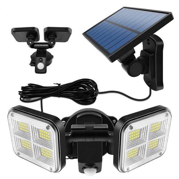 20W Super Bright Solar Lights 120 LED IP65 Waterproof