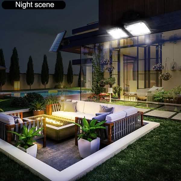20W Super Bright Solar Lights 120 LED IP65 Waterproof