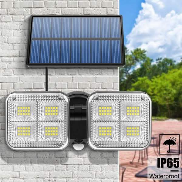 20W Super Bright Solar Lights 120 LED IP65 Waterproof
