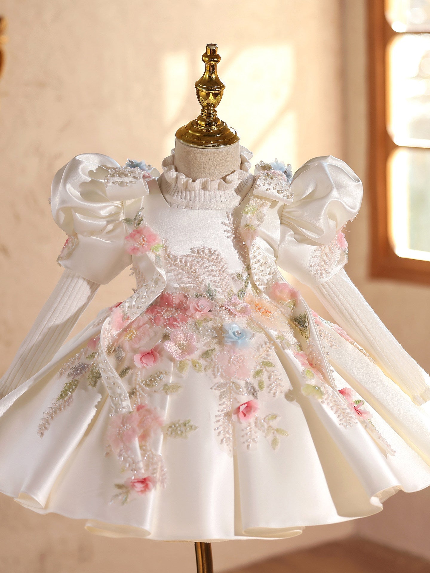 High-end Flower Girl Wedding Puffy Dresssweet And Adorable For Little