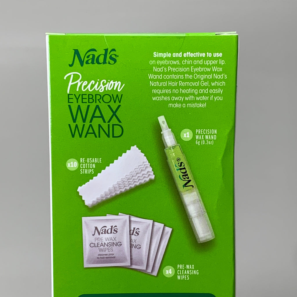 NADS Precision Eyebrow Wand Waxing Kit Soothing Honey 0.2oz 0677EN06