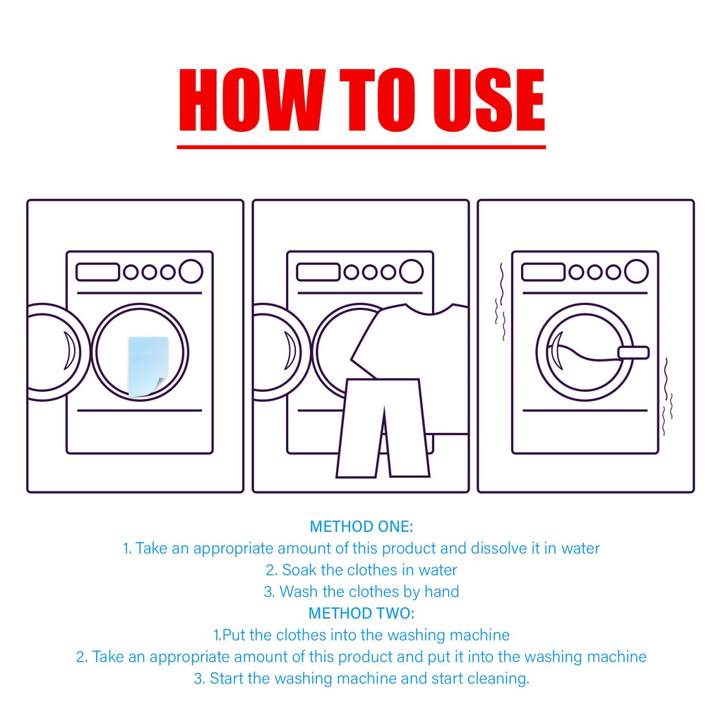 Laundry And Cleaning Tablets Deeply Clean Stubborn Dirt And Stains From Clothes. Portable And Easy To Store. Gentle And Hands-Free