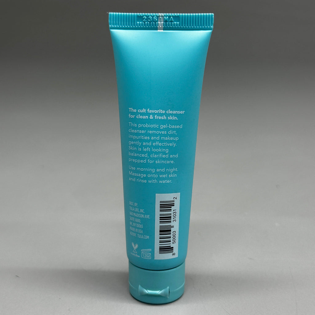 TULA SKINCARE (4 PACK) Trial Size Products - Cleanser, Primer, Cream, Serum