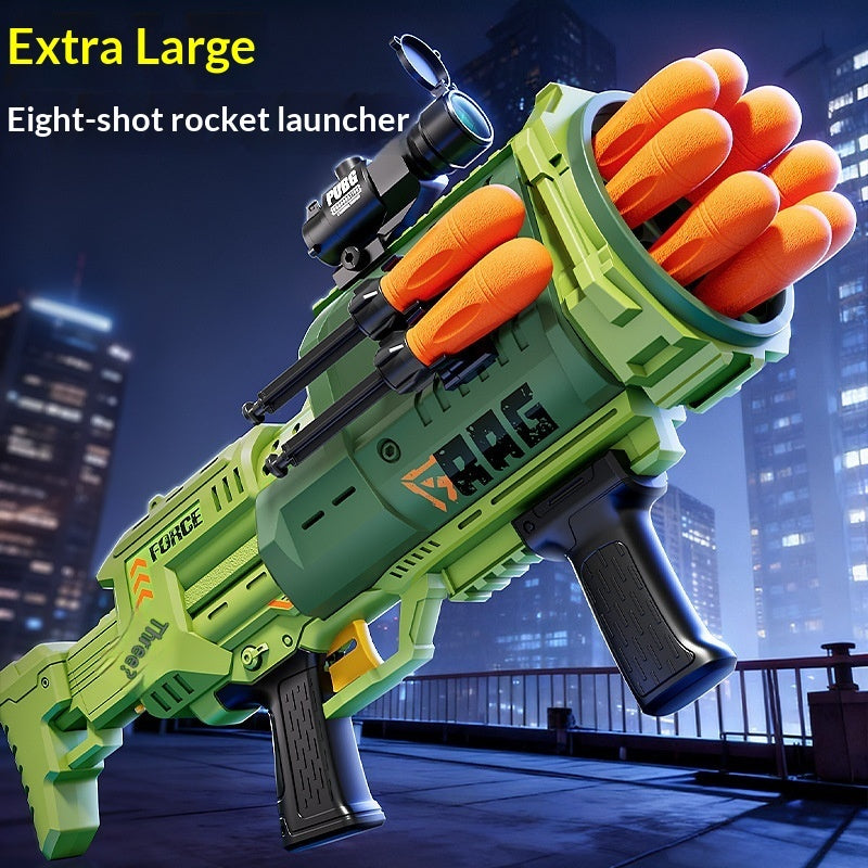 Childrens Army-Green Rocket Launcher Shooting Toy