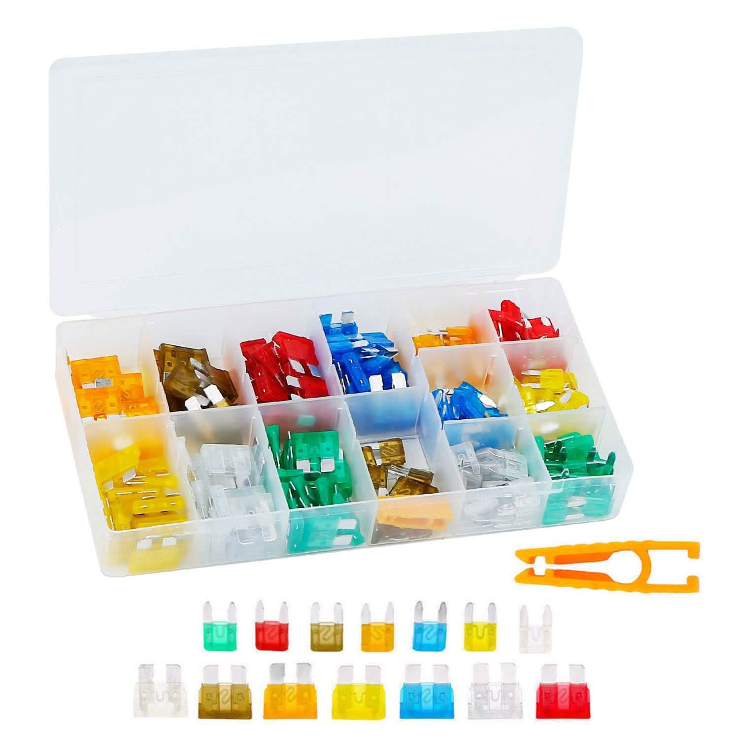 220-Piece: Car Blade Fuses Assortment