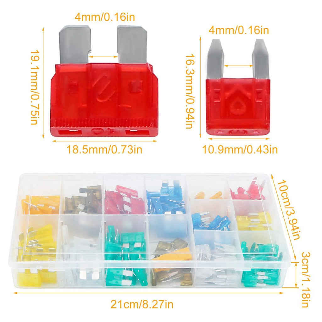 220-Piece: Car Blade Fuses Assortment