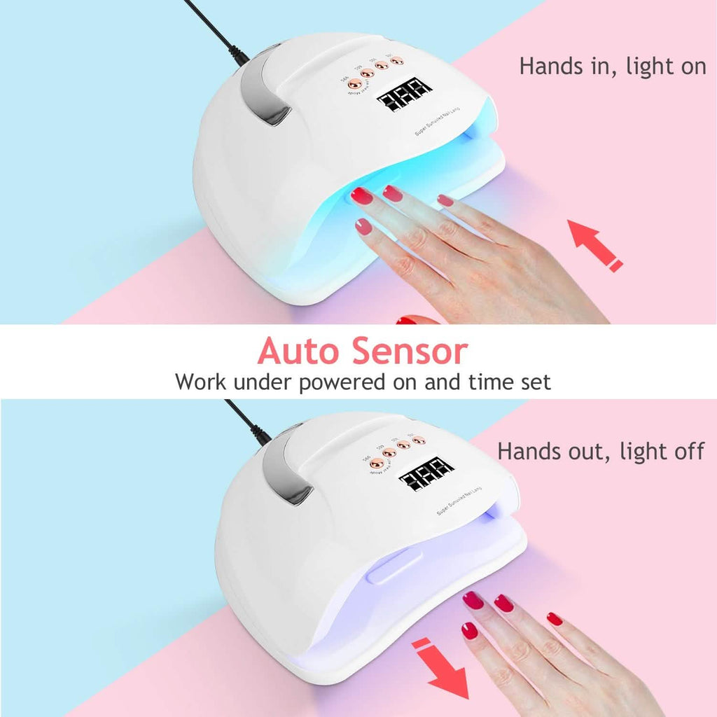 220W UV LED Nail Lamp Gel Polish Dryer