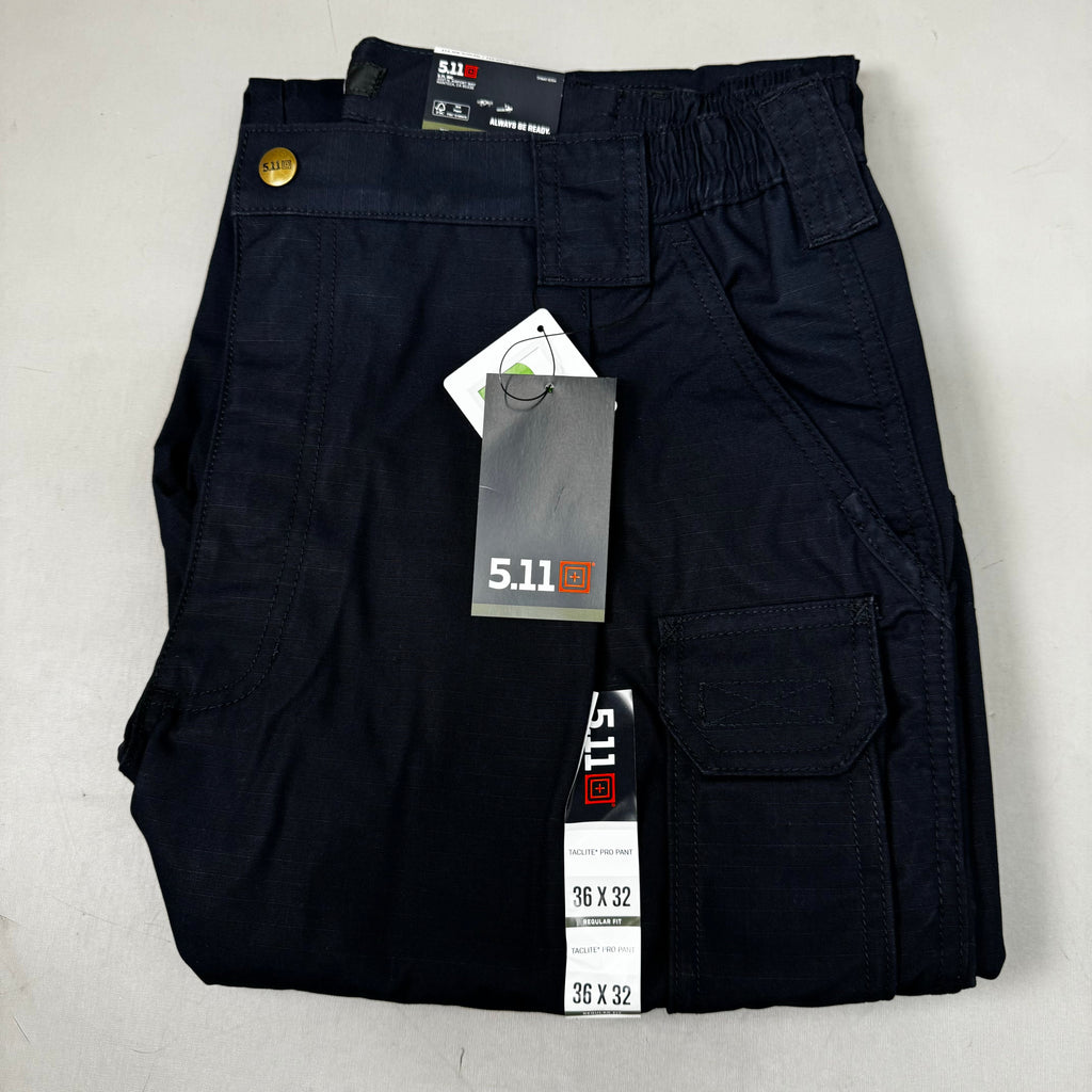 5.11 TACTICAL Men's Tactlite Pro Ripstop Pant Sz- 36"W x 32"I Dark navy 74273