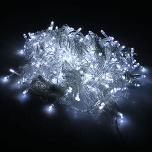 224 LED White String Fairy Lights Outdoor Lamp Decor