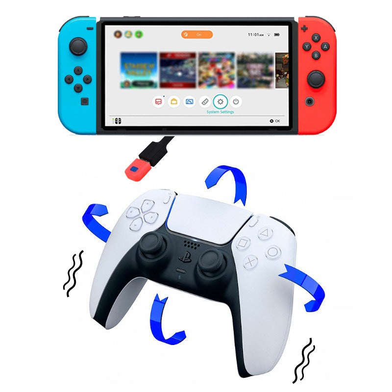 Suitable for switch OLED controller converter suitable for PS5/PS4 controller Bluetooth receiver