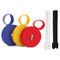 23-Piece: AGPtek Reusable Nylon Fastening Cable Ties Rolls With Cable Straps Organizer