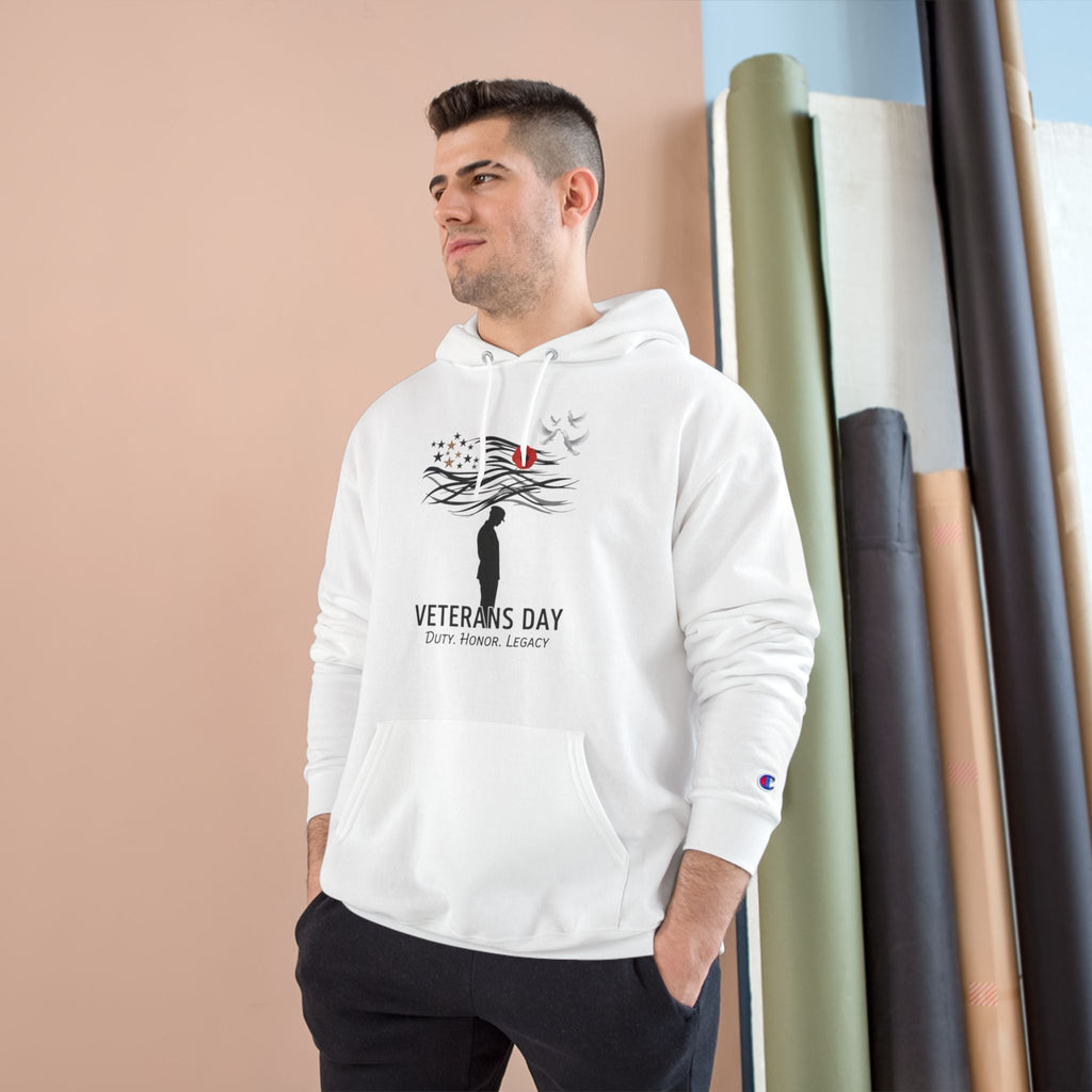 Veterans Day Champion Hoodie, Cozy Hoodie, Gift for Veterans, Memorial Day Apparel, Support Our Troops